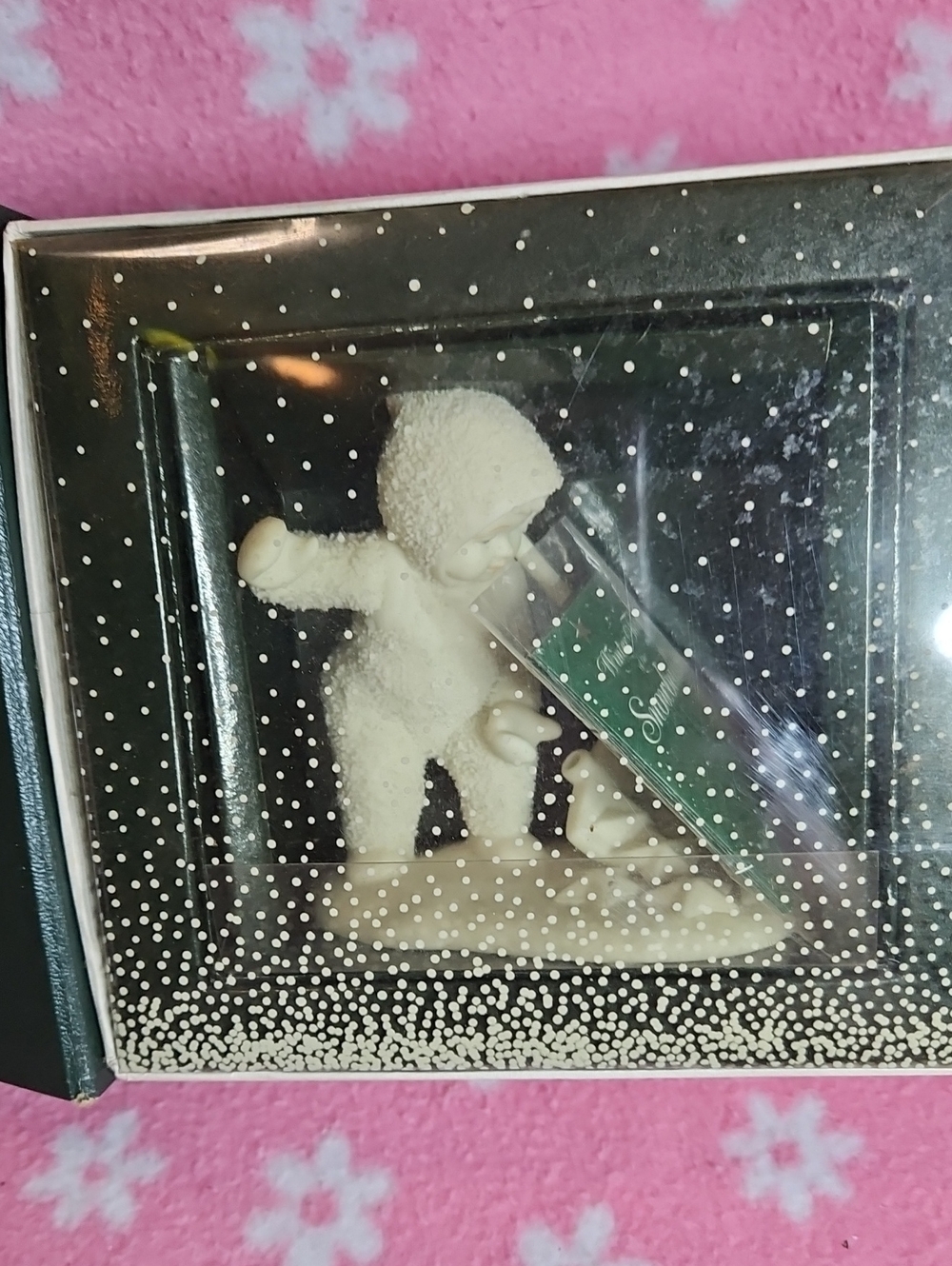 White Snow Figurine Home Accent - Vintage